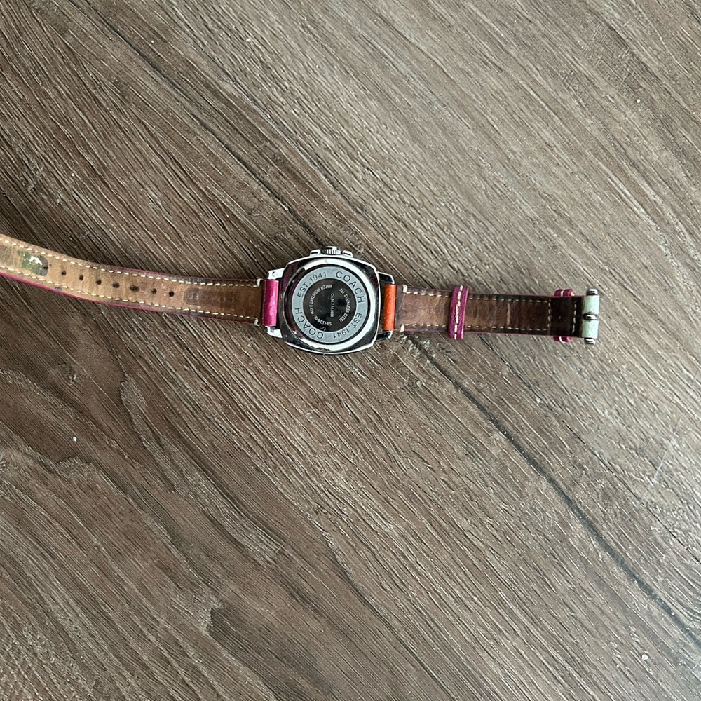 Coach EUC Colorful Patchwork Watch - image 2